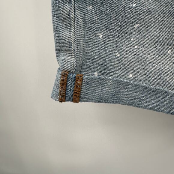 MADEWELL Rolled Boy Denim Shorts with Paint Splatter C1738 // 25 - Picture 8 of 11